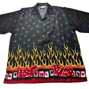 Vintage XNT Las Vegas Casino Camp Shirt Men Sz  XL 90’s Y2K